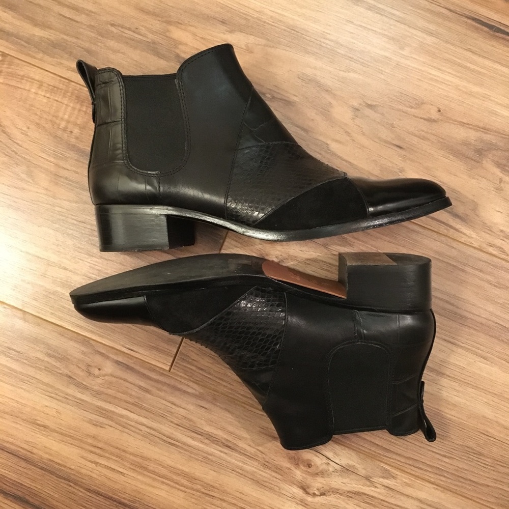 Coach Suffolk Patchwork Black Bootie - image 3